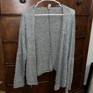 Mudd Women's Heather Gray Cardigan